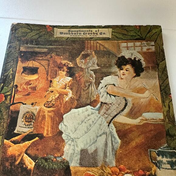 Vintage 1970 reprint cookbook Gold Medal Flour CookBook Christmas Edition 1904 - Picture 3 of 9